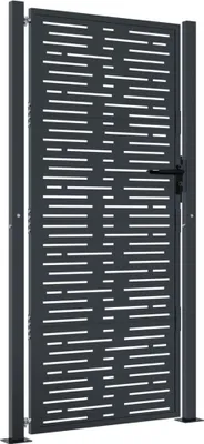 Produktbild von vidaXL Gartentor Anthrazit 100x200 cm Stahl Quadratisches Design