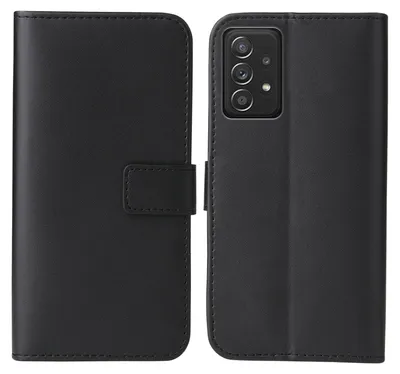 Produktbild von Handy Hülle für Samsung Galaxy A52 / A52 5G / A52s 5G Klapphülle Bookcase Flip Cover Handy Tasche Etui Farbe: Schwarz