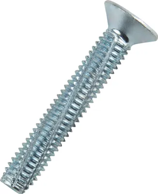 Produktbild von DIN 7516 Form DE Senkkopf-Gewindeschneidschraube VG M6x35 Stahl galvanisch verzinkt T30 500 Stk