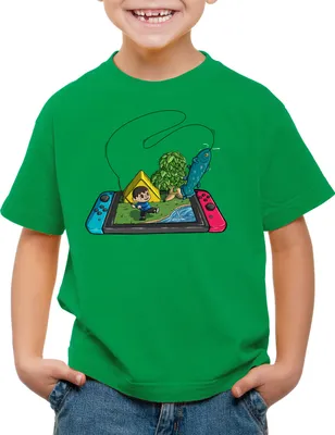 Produktbild von style3 Crossing Fish Kinder T-Shirt animal videospiel horizons