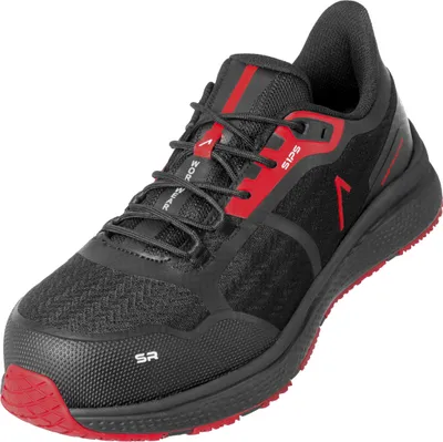 Produktbild von ACE Constructor S1-P Arbeitsschuhe - leicht, rutschfest und bequem - Sicherheitsschuhe für Damen & Herren - Schwarz/Rot - 39