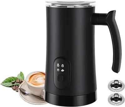 Produktbild von Elektrischer Milchaufschäumer 4-in-1 | 350ml Automatischer Milchschäumer für Heiße & Kalte Milch, Cappuccino, Latte, Kakao