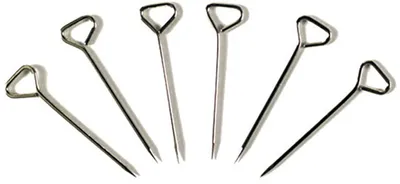 Image de Exacompta, épingles en forme de triangle, 100 pièces, métal argenté