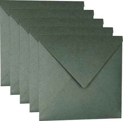 Produktbild von RzP  Umschlag für die Karte 15x15 Grün