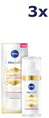 Image de 3 x Sérum anti-taches Cellular Luminous de Nivea, SPF 50, 30 ml