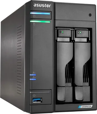 Produktbild von Asustor LOCKERSTOR 2 Gen2 (AS6702T), NAS, Desktop, Intel® Celeron®, N5105, 4 GB, DDR4