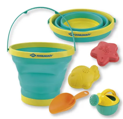 Produktbild von Schildkröt Funsports 970243, Sandspielzeug-Set, 1,5 Jahr(e), Stroh, Polypropylen (PP), Grün, Rot, Gelb, Orange