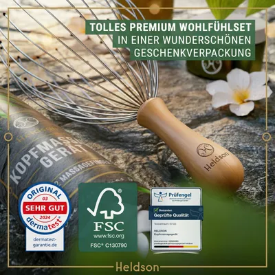 Produktbild von Kopfhautmassagegerät mit 32 Fingern,, für Zuhause und Reisen