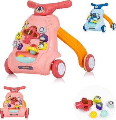 Immagine prodotto di Chipolino girello musica, palline, con diversi giocattoli rosa