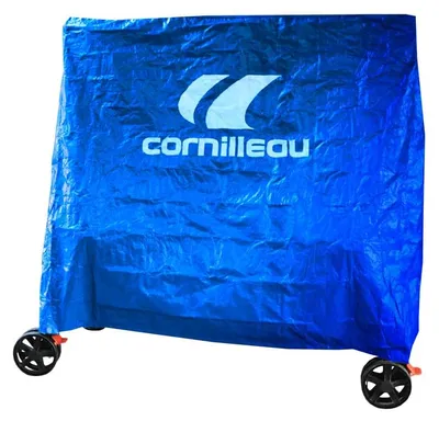 Image de Housse de protection pour table de ping-pong, imperméable et résistante aux intempéries, pour une utilisation intérieure et extérieure, de couleur bleue