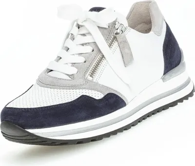 Produktbild von Gabor Damen  Schnürschuhe bequem weiß Gr. 41/2