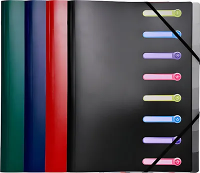 Immagine prodotto di Cartella portadocumenti Eckspann, formato A4, 25x32 cm, con elastico, disponibile in diversi colori, marca Exacompta