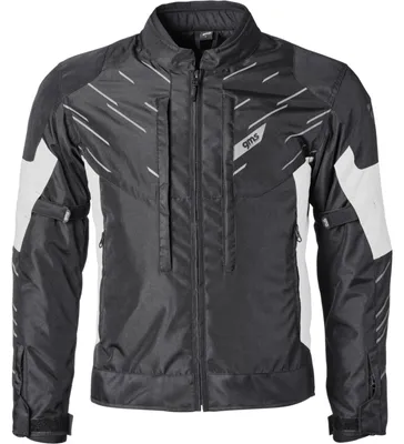 Imagen del producto de Chaqueta textil impermeable para motocicleta GMS Kasai, color /blanco, talla 2XL