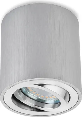 Produktbild von Sweet LED Aufbaustrahler gebürstet Aufbauspot GU10 5W Aluminium Deckenspots 230V