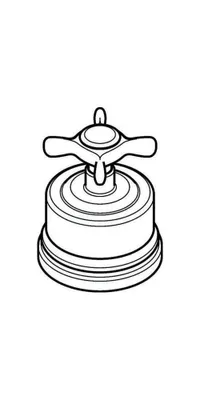 Produktbild von AXOR 16593820 Griff Axor Montreux Quattro/Trio