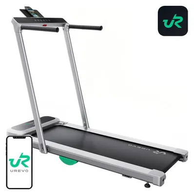 Obrázek produktu pro Urevo FoldiMix 5 Pro Smart, 120 kg, 1 km/h, 13,4 km/h, Stříbrná, run, Chůze, Dotyk