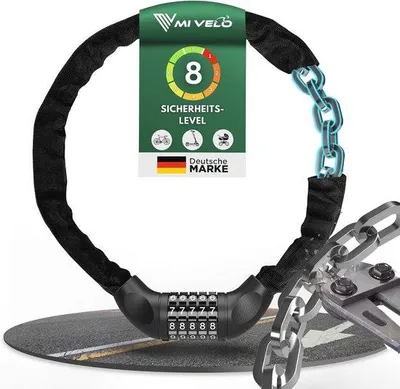 Produktbild von Famanu Fahrradsperre Hochsicherheit - 90 cm Kettenschloss