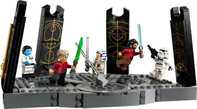 Produktbild von LEGO Star Wars Ahsoka Tanos Duell auf Peridea, Bau- und Spielset für Kinder, 5 Minifiguren der Charaktere, Geburtstagsgeschenk für Jungen, Mädchen und alle Fans ab 8 Jahren 75385