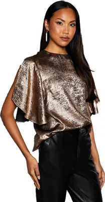 Image de Principles - Top pour femme Manches fendues DH7858 (44 FR) (Bronze)