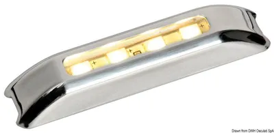 Obrázek produktu pro Orientační světlo LED se 4 + 4 LED diodami, modré , 1 kus