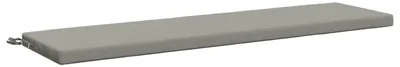 Productafbeelding van Bankkussen SOEST, 100% polyester, grijs, 140 x 40 x 5 cm