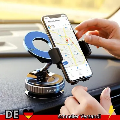 Produktbild von Magnet Handyhalterung Auto Faltbar 360° Einstellbar