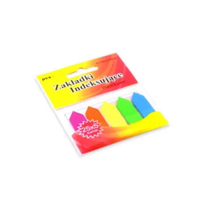 Produktbild von Registerlaschen 12 x 45 mm, 5 x 25 Stück, Kunststoff – Penword