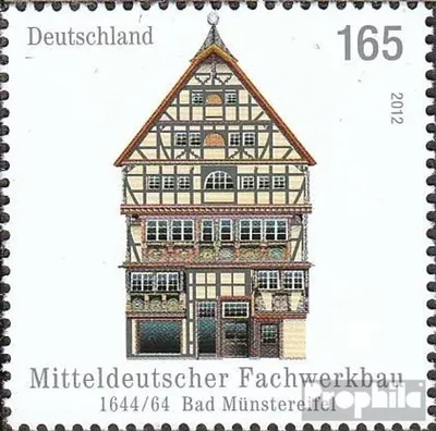 Produktbild von Briefmarken BRD (BR.Deutschland) 2012 Mi 2931 (kompl.Ausg.) gestempelt Fachwerkbauten in Deutschland