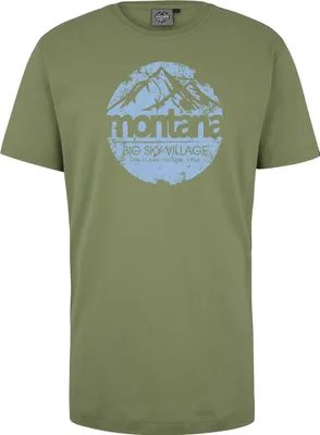 Produktbild von Übergrößen T-Shirt Sky Village Eisblau AHORN SPORTSWEAR moss green 5XL