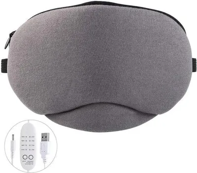 Produktbild von Elektronisches Augenmasker für Entspannung und Schlaf - USB-Verbindung, 4 Temperaturebenen, Dampfabschaltung und Zeitsteuerungsfunktion