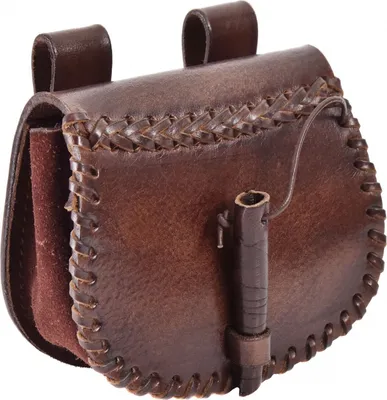 Produktbild von Kleine Gürteltasche aus Leder, Braun