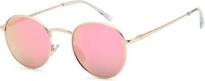 Produktbild von styleBREAKER Uni Panto Sonnenbrille mit runden Gläsern | Metallrahmen mit Federscharnier & UV400 Schutz | verspiegelte oder getönte Flachgläser