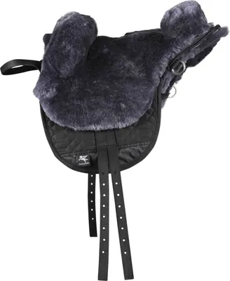 Produktbild von Engel Reitsport Fellsattel Lammfell (inkl. Distanzgewebe), R1 Pony,Anthrazit