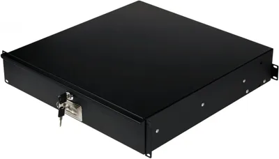 Productafbeelding van Rackladebak, 2 HE, 19 inch, accessoirehouder voor rackkasten