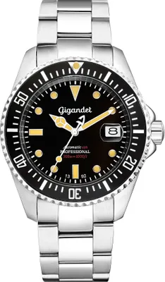 Produktbild von Gigandet Automatikuhr Edelstahl Silber Schwarz Sea Ground - G2-007