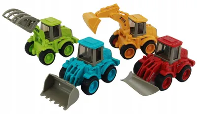 Produktbild von Dromader Baufahrzeug Bagger mit beweglichem Löffel und Antrieb für Kinder
