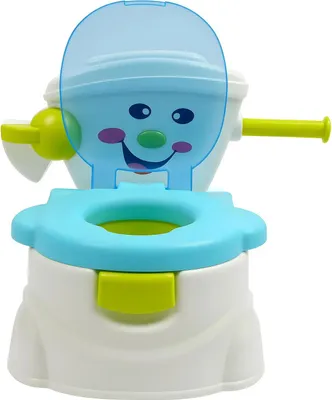 Produktbild von Kinder Töpfchen - Tragbares Reise-Töpfchen - Leicht zu reinigen - Hygienisch - PP-Kunststoff - Für Reise und Auto - Blau