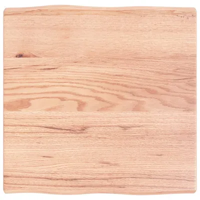 Produktbild von vidaXL Tischplatte 60x60x(2-4) cm Massivholz Behandelt Baumkante