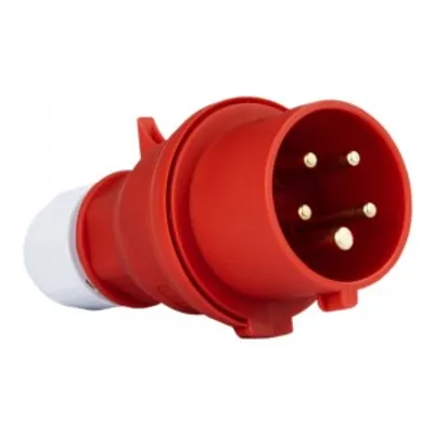 Obrázok produktu pre Bals Elektrotechnik 2136, 16 A, 200/346 - 240/415 V, 50-60 Hz, 3P+N+PE, 6 h, Priamy