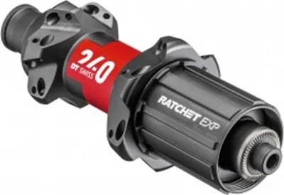 Produktbild von DT Swiss Hinterrad-Nabe 240 Road Straightpull 130/5 QR, 24 Loch, non disc, Shim. RD 11, schwarz