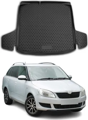 Image de Tapis de coffre pour Skoda Fabia Combi 2007-2014 Caoutchouc TPE