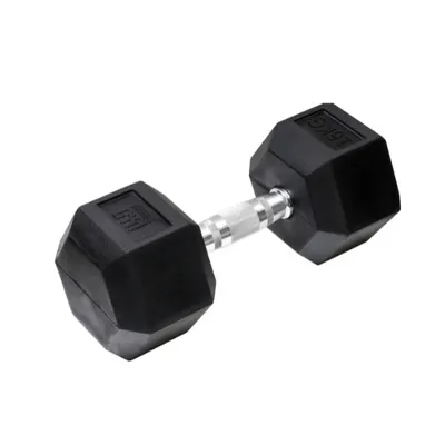 Zdjęcie produktu dla Pomarańczowy Gym – Hantle sześciokątne – 16kg