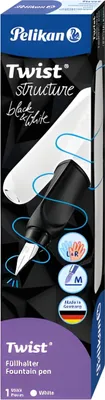 Obrázok produktu pre Plniace pero Pelikan Twist structure P457 M White v skladacom boxe