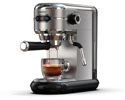 Produktbild von Espressomaschine – Halbautomatisch, 20 Bar, mit Heißwasserfunktion und Edelstahlgehäuse