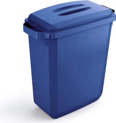 Produktbild von DURABLE Abfallbehälter DURABIN® 60L rechteckig, 1800496040 blau