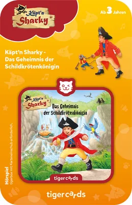 Produktbild von Tigercard Käpt'n Sharky: Das Geheimnis der Schildkrötenkönigin
