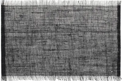 Obrázok produktu pre Čierny obrus so strapcami, 45 x 30 cm