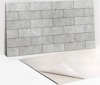 Obrázek produktu pro Ochranný Panel PVC - Samolepicí Vinylové Dlaždice na Stěnu - 100 x 50 - Kamenná zeď