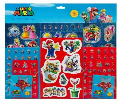 Immagine prodotto di Undercover 6600000034 - Super Mario Mega Set Aufkleber - 500 Super Mario Aufkleber von Undercover, Das Set besteht aus Aufklebern aller Ihre Lieblings-Karatäre