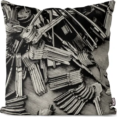 Produktbild von VOID Schlüssel Retro Vintage Kissenbezug Kissenhülle Sofakissen Kissen Deko Outdoor-Kissen Dekokissen